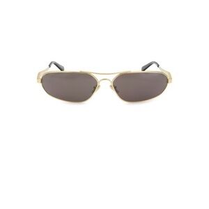 Balenciaga Gold and Black Sunglasses